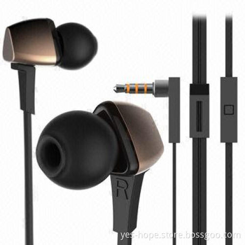 New design metal earbud with CE & RoHS marks